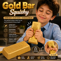 Fine Gold Bar Sensory Squishy Toy (Set of 4)