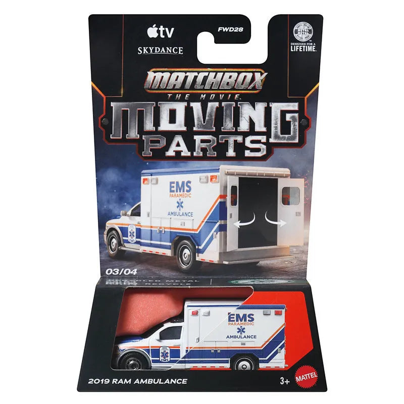Matchbox Moving Parts Diecast Collection (Set of 6)