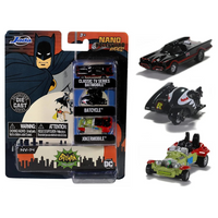Jada Toys Batman 1966 Nano Hollywood Rides Set