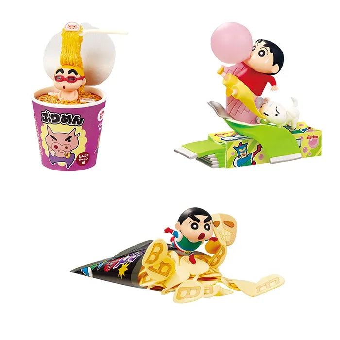 Re-Ment Crayon Shinchan Snack Party Blind Box