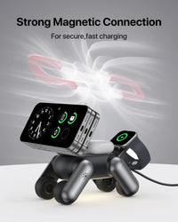 CyberHound 15W 3-in-1 Robot Dog Wireless Charging Dock
