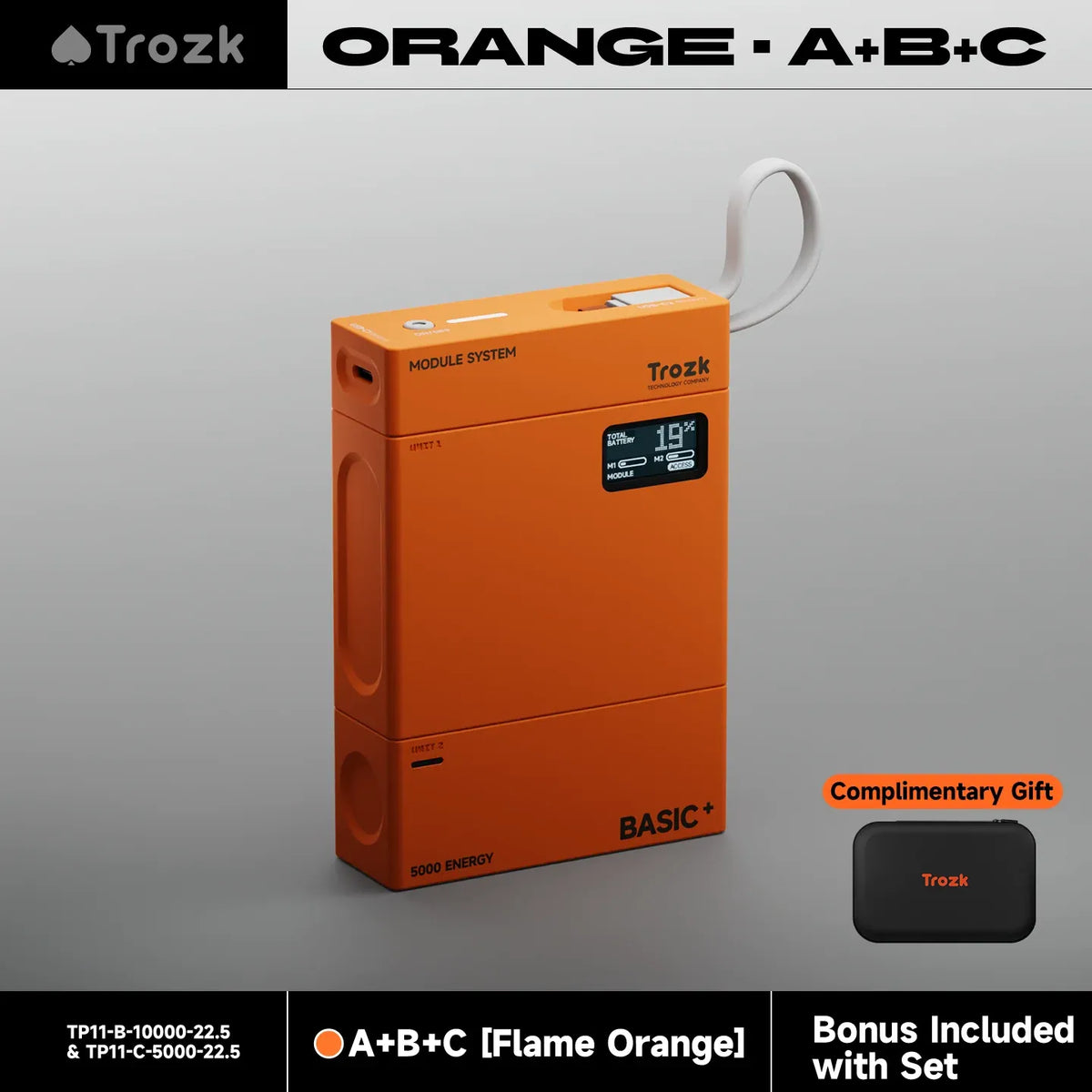 Trozk T3 Cybernetic 22.5W 15000 mAh Power Bank