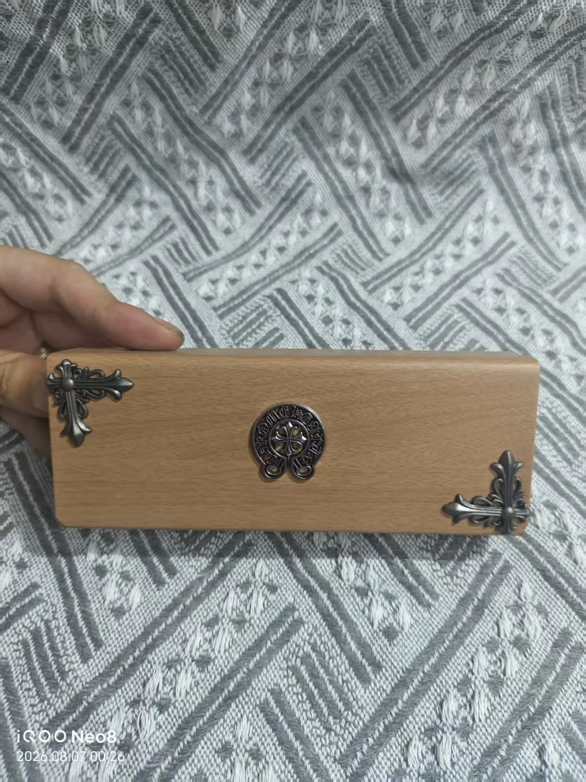 GotCH Gothic Cross Heirloom Hardwood Eyewear Case