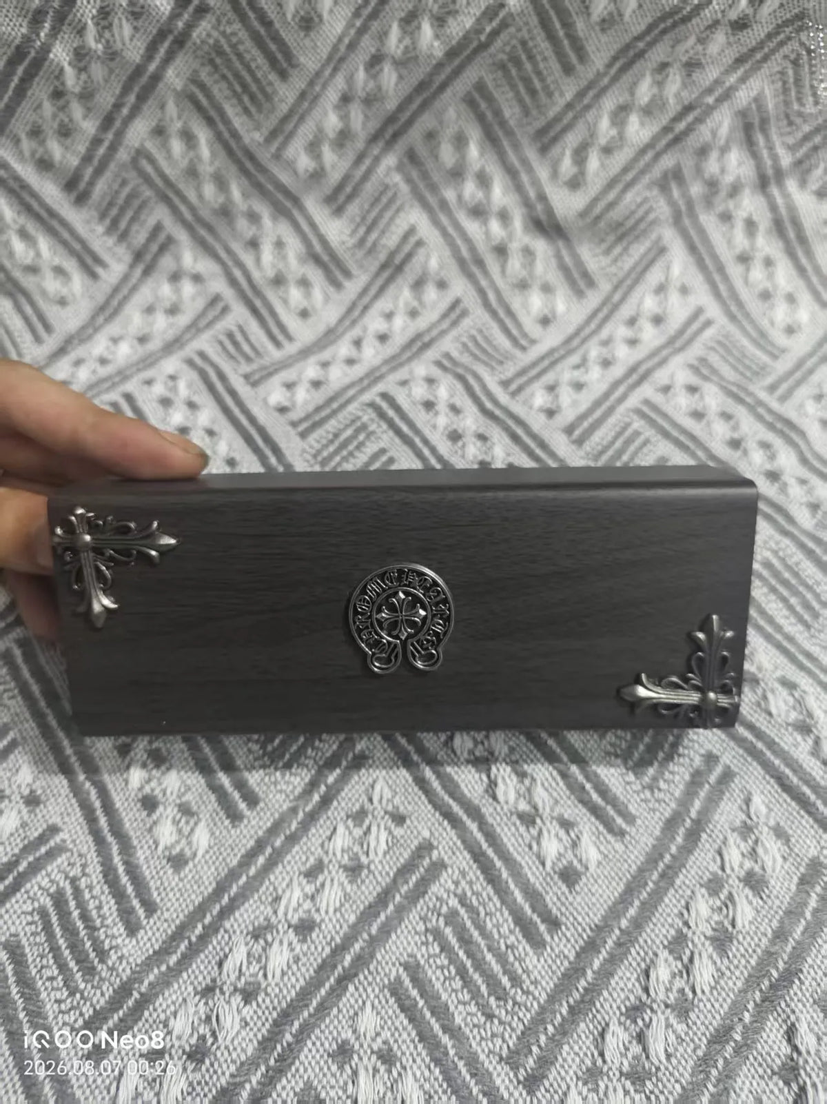 GotCH Gothic Cross Heirloom Hardwood Eyewear Case