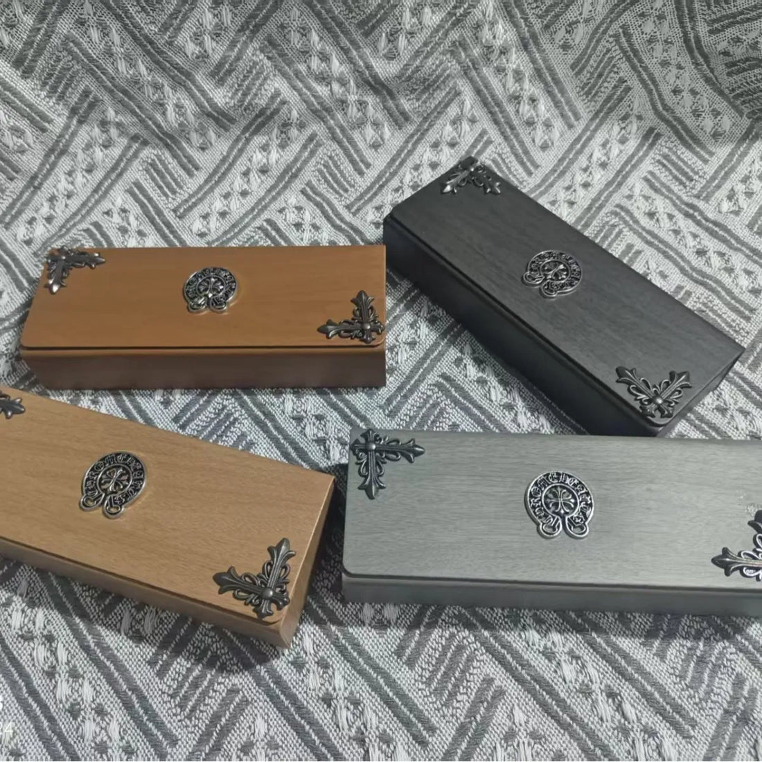 GotCH Gothic Cross Heirloom Hardwood Eyewear Case