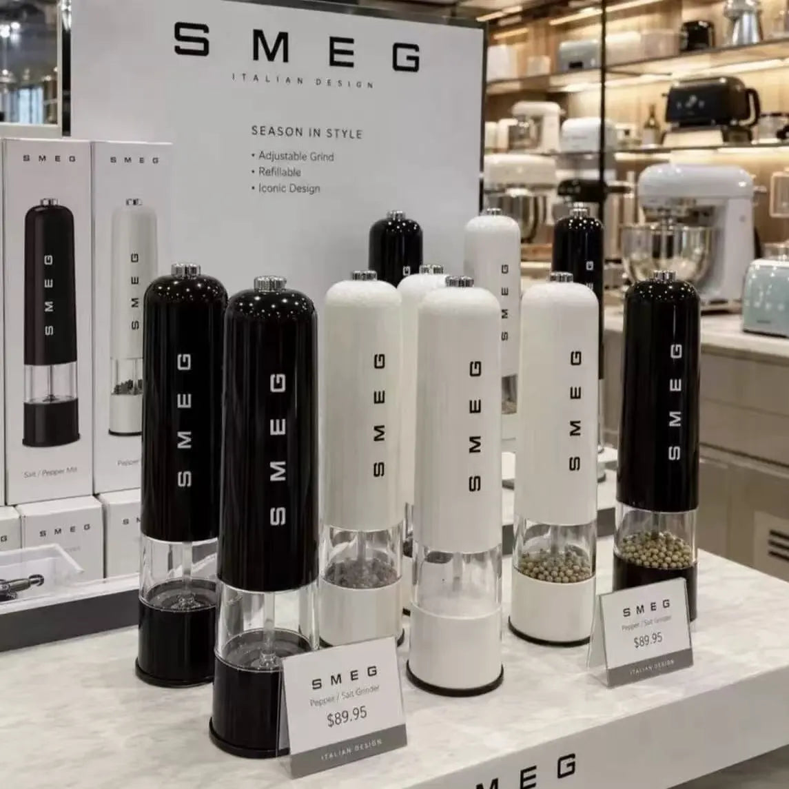 SMG Electric Salt & Pepper Grinder Mill