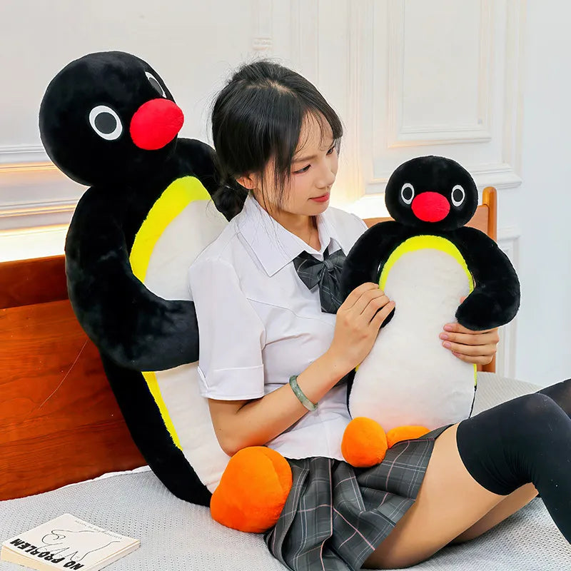 Pingu Nostalgic Arctic Velvet Hug Long Pillow