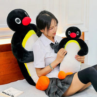 Pingu Nostalgic Arctic Velvet Hug Long Pillow