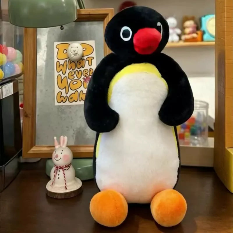 Pingu Nostalgic Arctic Velvet Hug Long Pillow