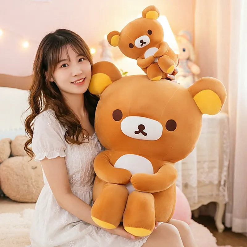 Rilakkuma Polite Sitting Velvet Comfort Plush