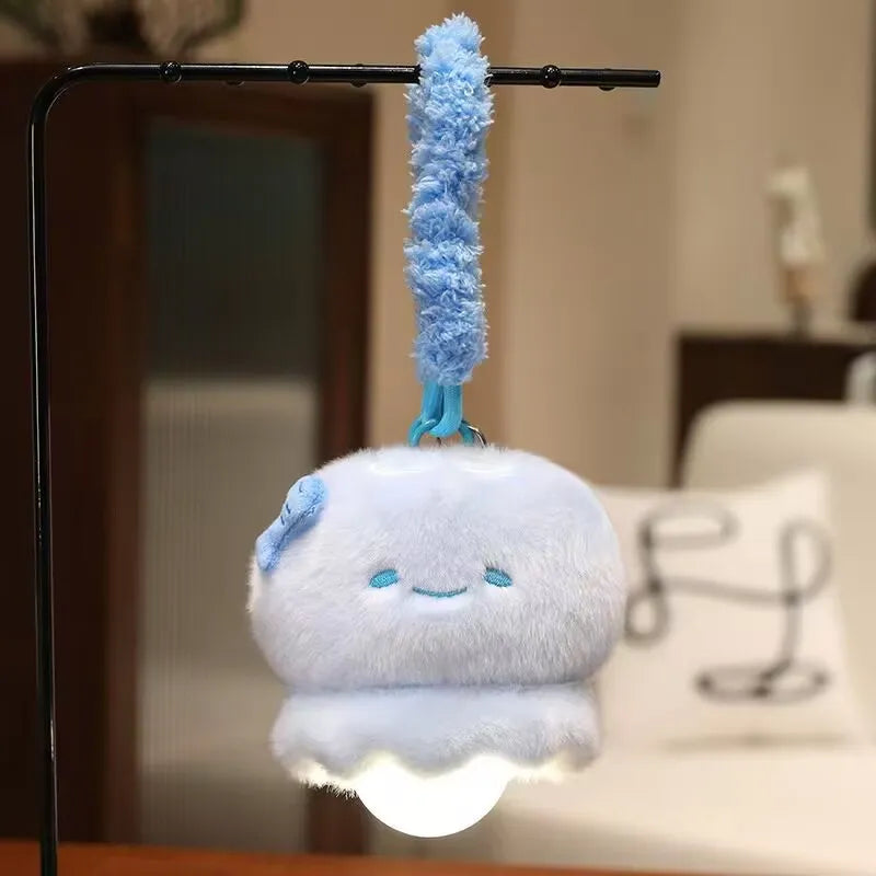 Kawaii GITD Plush LED Night Light Charm