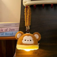 Kawaii GITD Plush LED Night Light Charm