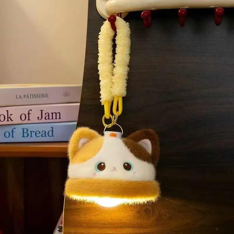 Kawaii GITD Plush LED Night Light Charm