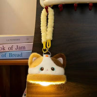 Kawaii GITD Plush LED Night Light Charm