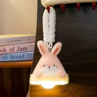 Kawaii GITD Plush LED Night Light Charm