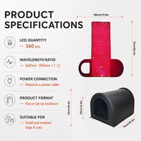 Anredar Foldable Red Light Pet Therapy Cabin
