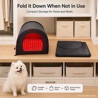 Anredar Foldable Red Light Pet Therapy Cabin