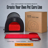 Anredar Foldable Red Light Pet Therapy Cabin