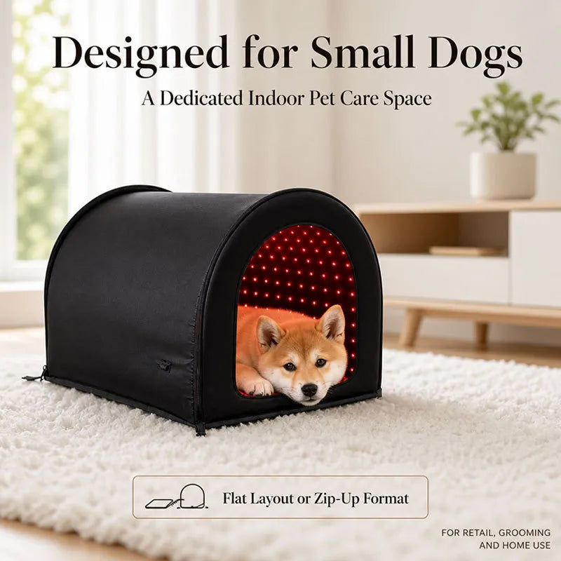 Anredar Foldable Red Light Pet Therapy Cabin
