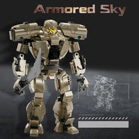 Armored Sky 10562 Golden Jaeger Building Kit (611 Pcs)