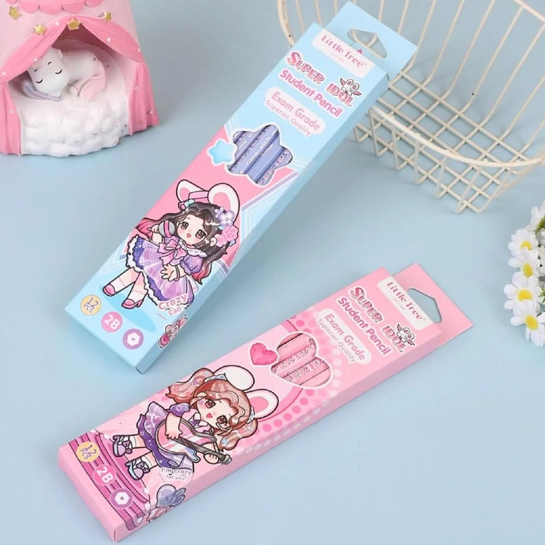 Dreamy Girly HB Pencils (Set of 12)