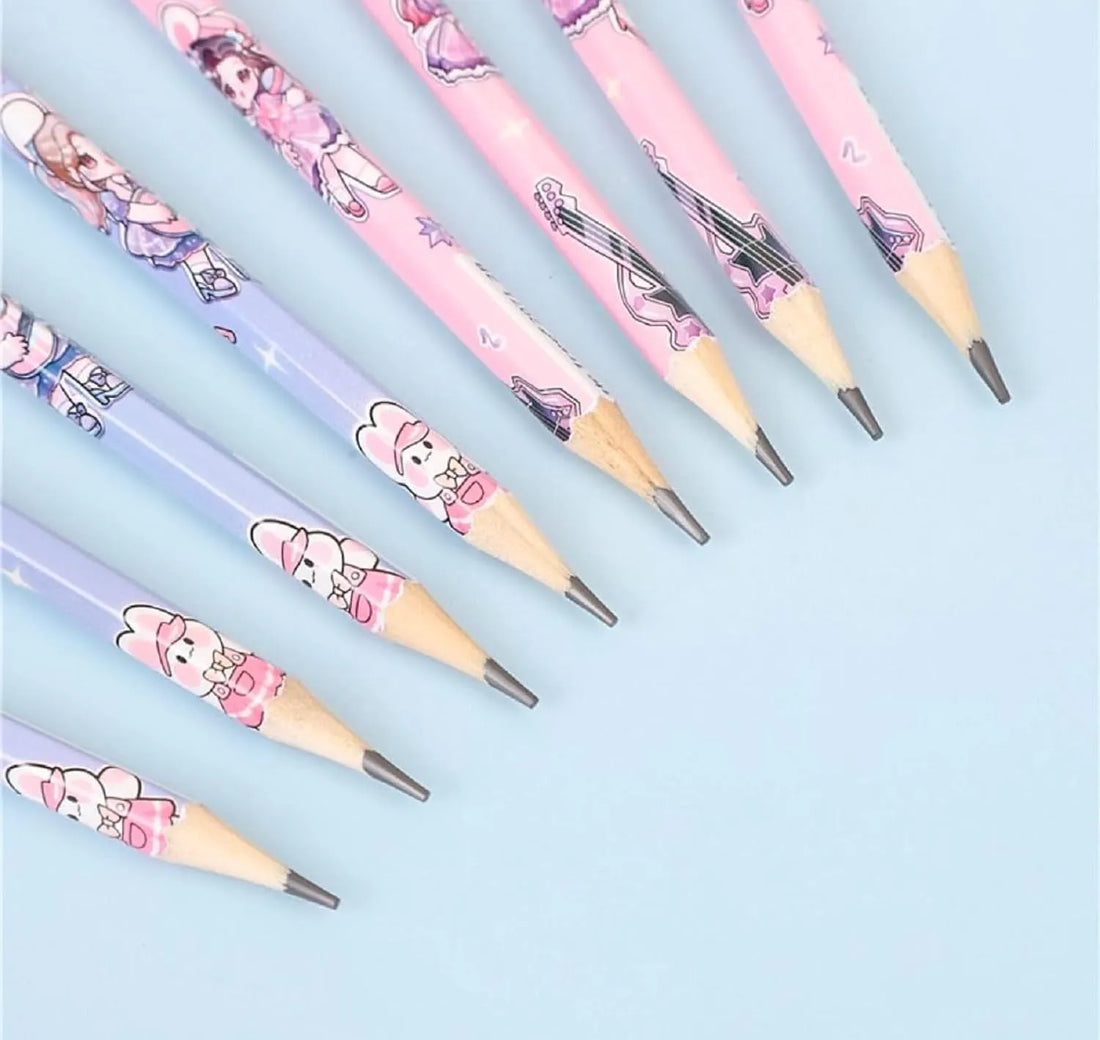 Dreamy Girly HB Pencils (Set of 12)