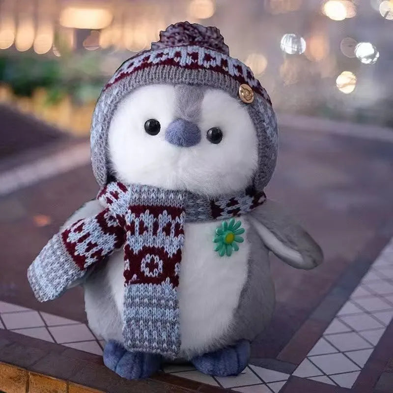 Kawaii Stuffed Plush Penguin Sleeping Pillow