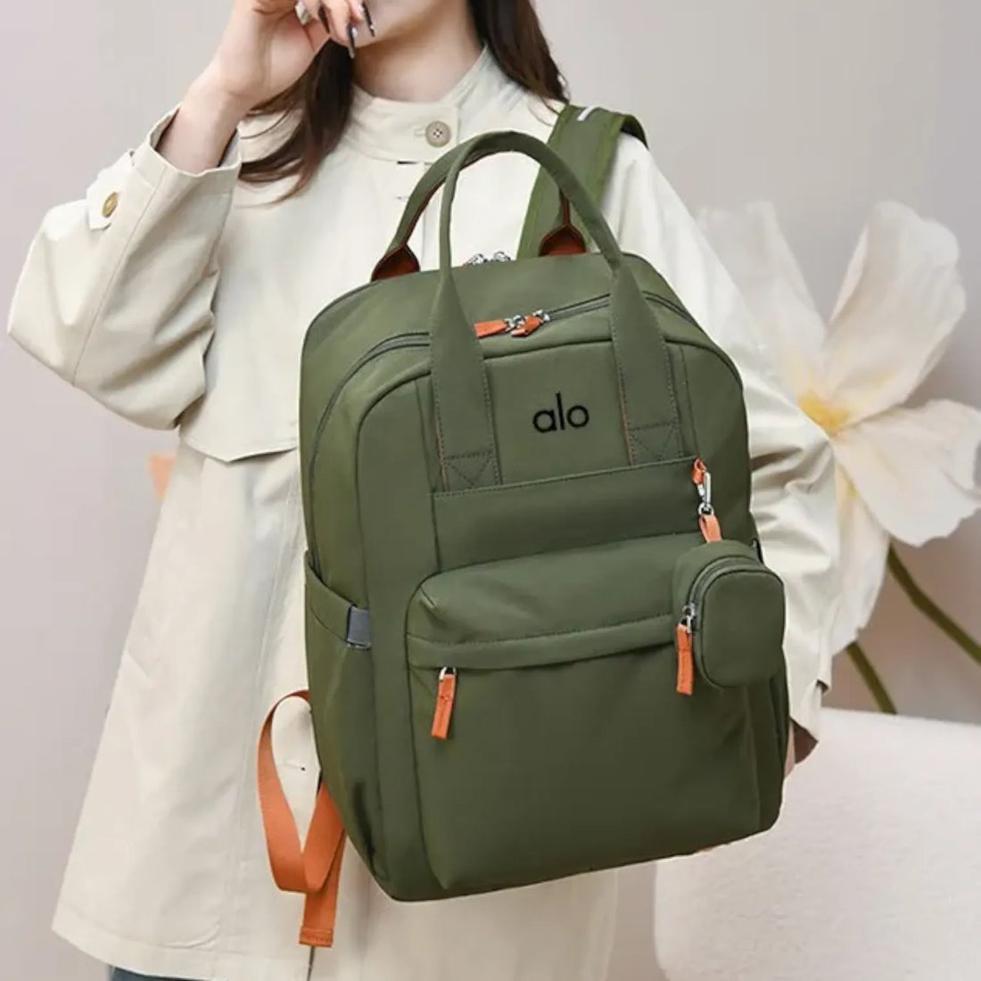 ALO Pastel Cloud Travel Backpack