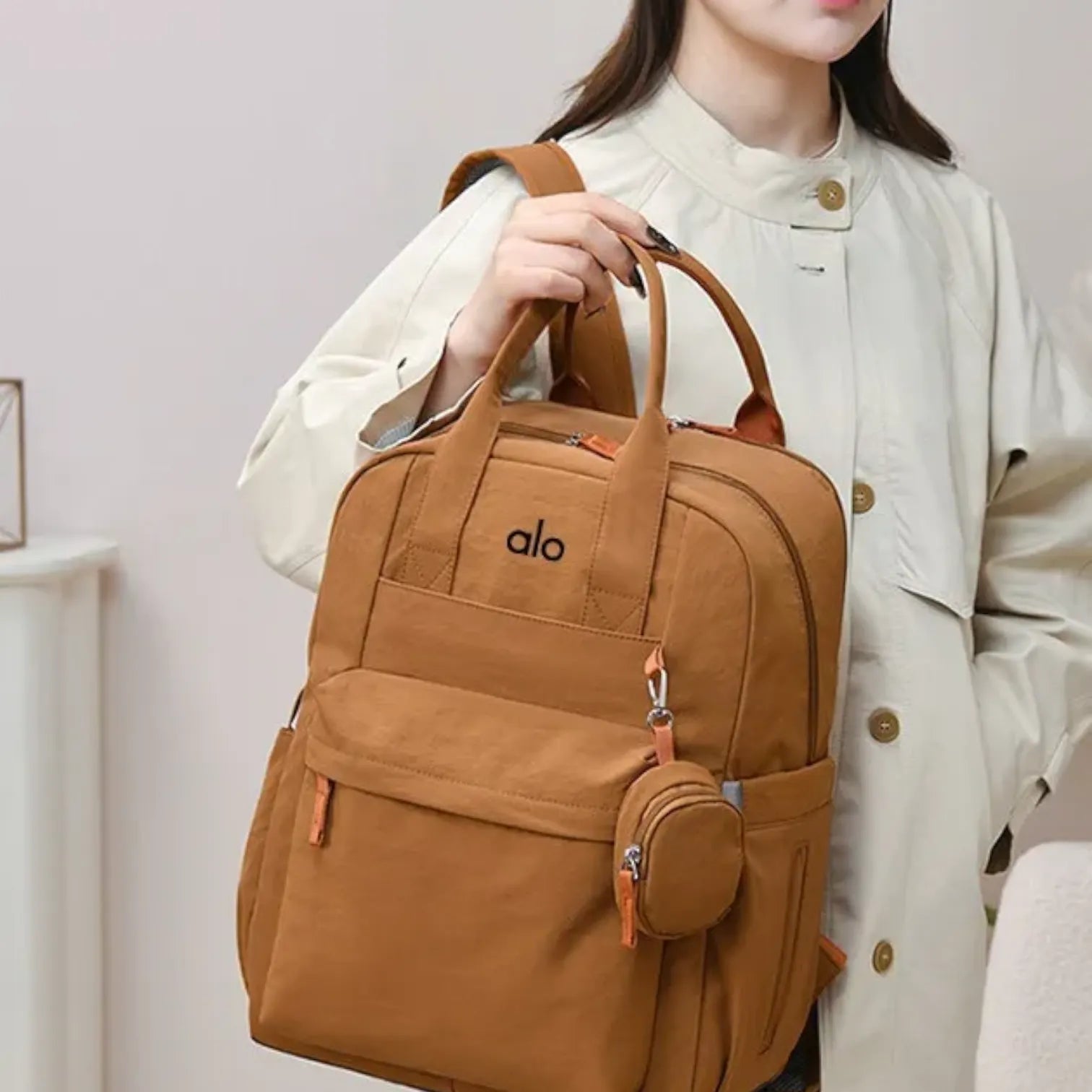 ALO Pastel Cloud Travel Backpack