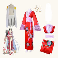 OP Boa Hancock Crimson Empress Costume