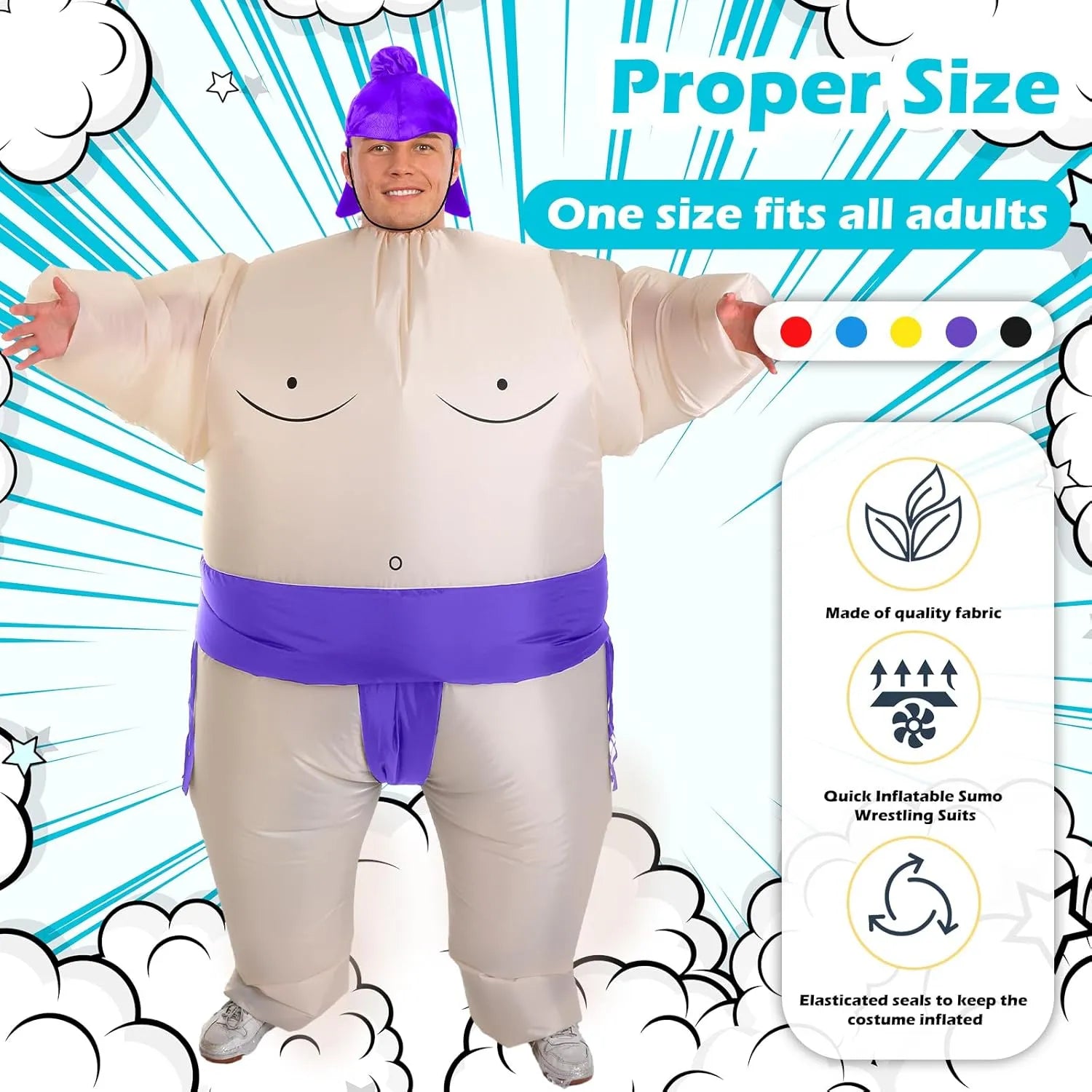 Inflatable Sumo Wrestler Costume
