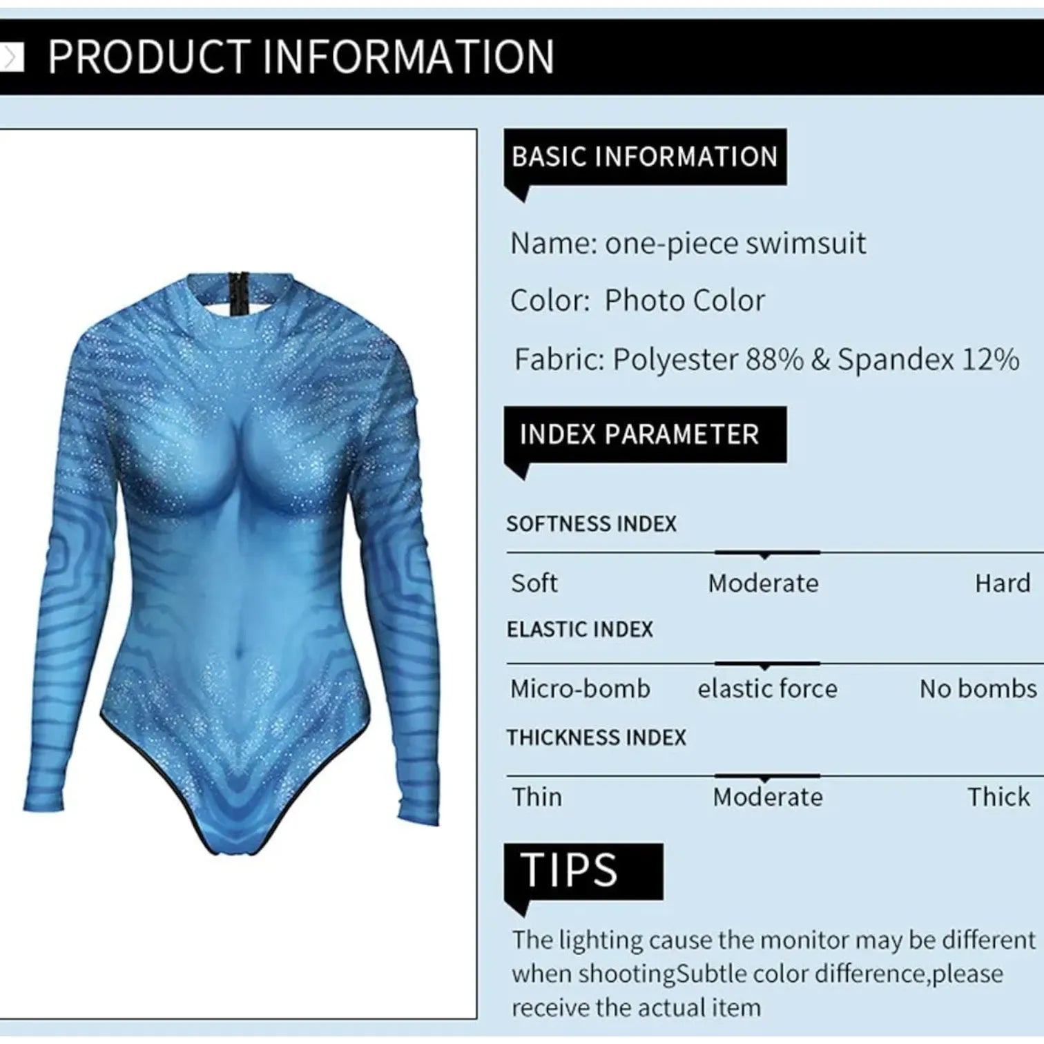 Avatar Omaticaya Blue Cosplay Swimsuit