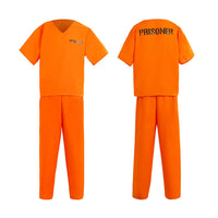 American Prison Uniform Cosplay Set