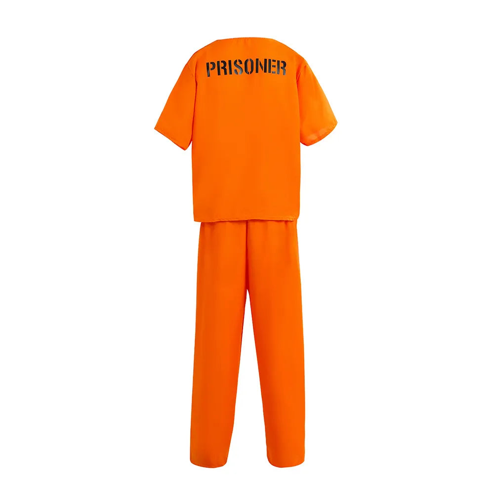 American Prison Uniform Cosplay Set