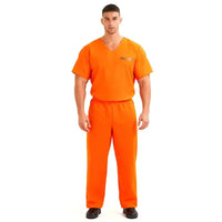 American Prison Uniform Cosplay Set