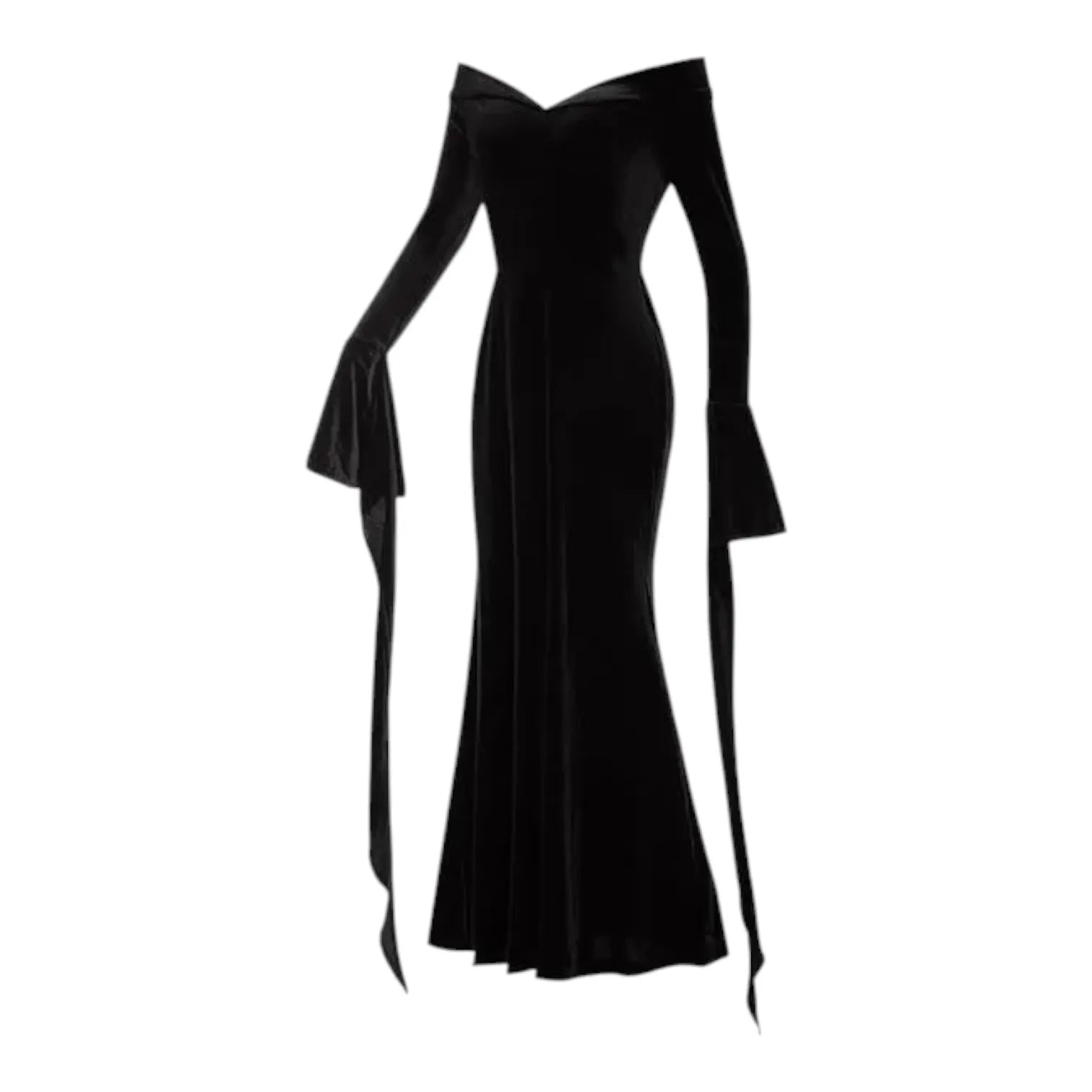 Morticia Addams Vintage Cosplay Dress