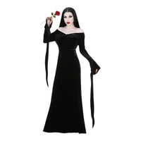 Morticia Addams Vintage Cosplay Dress