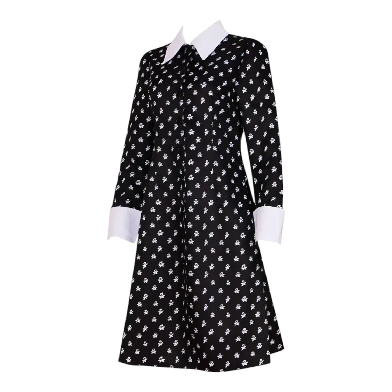 Wednesday Addams Retro Black Dress