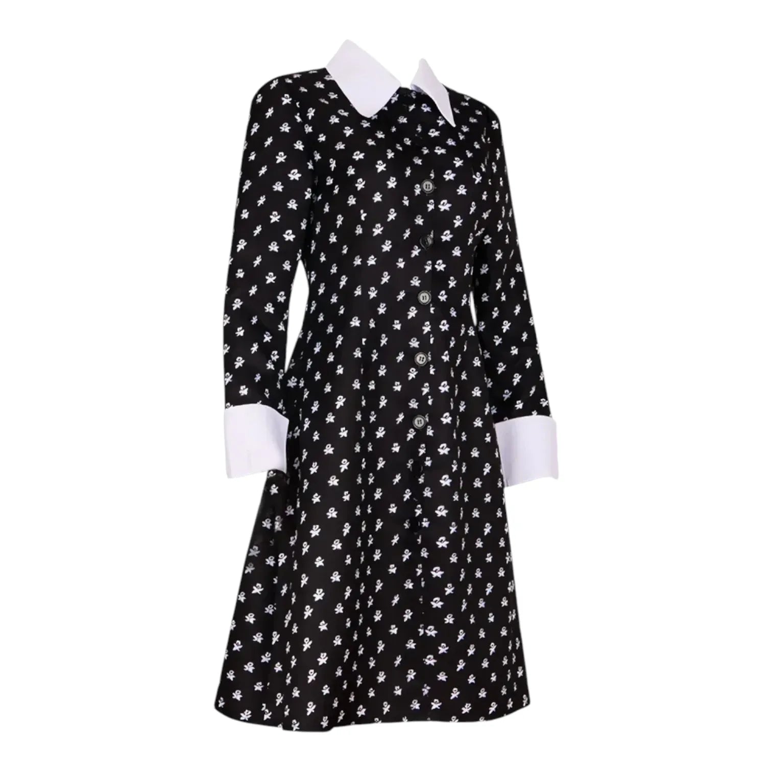 Wednesday Addams Retro Black Dress