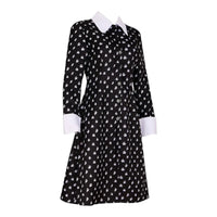 Wednesday Addams Retro Black Dress