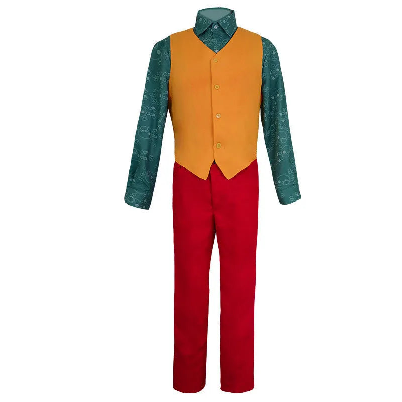 Joker Arthur Fleck Red Suit Cosplay Set