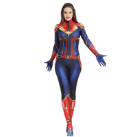 Captain Marvel Cosplay Bodysuit