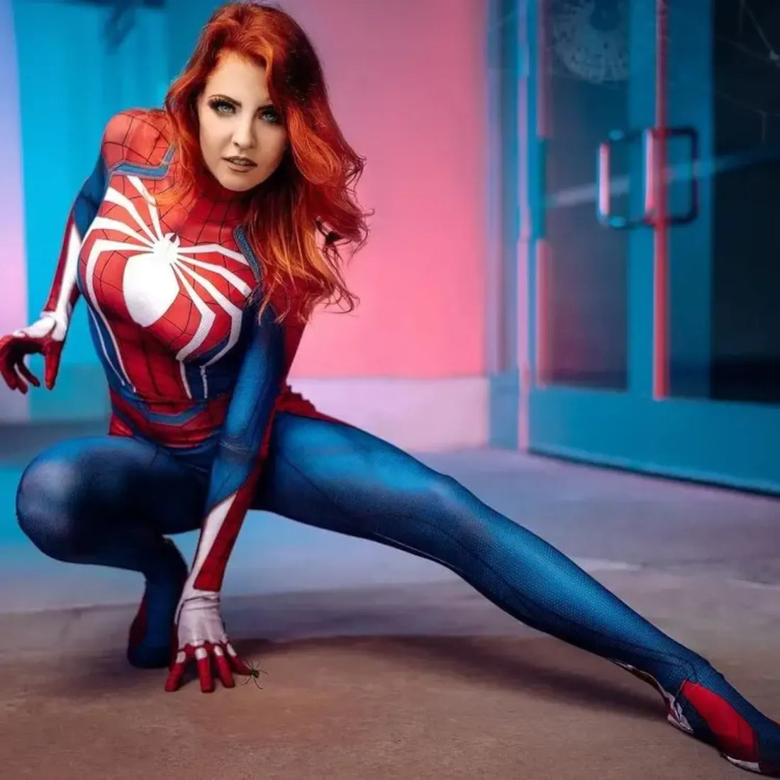 PS4 Female Spider Cosplay Bodysuit