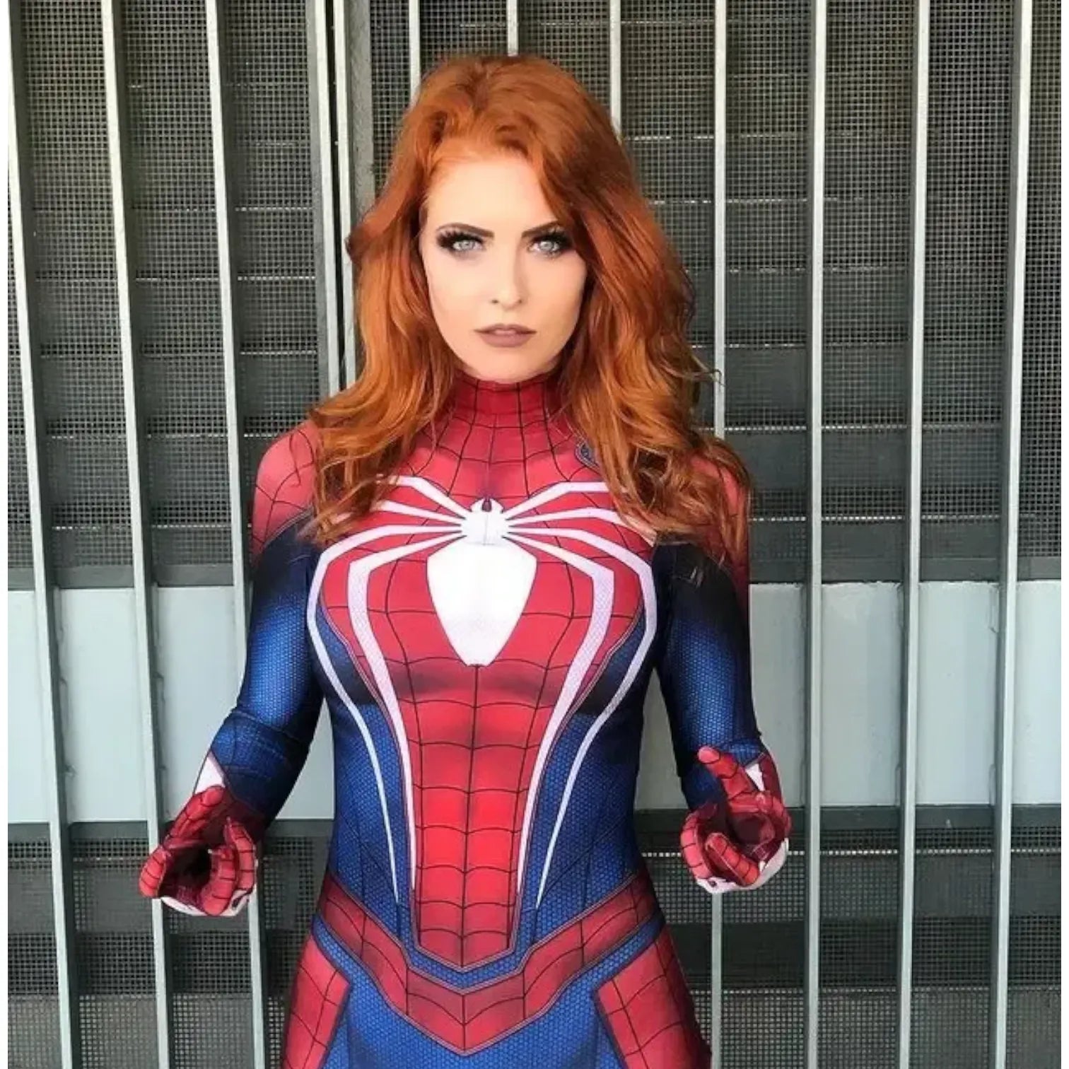 PS4 Female Spider Cosplay Bodysuit