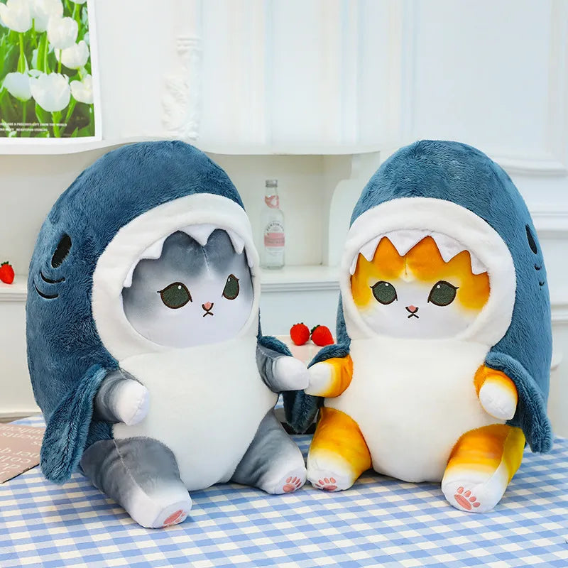 Mofusand Shark Cat Plush Doll (28 cm)