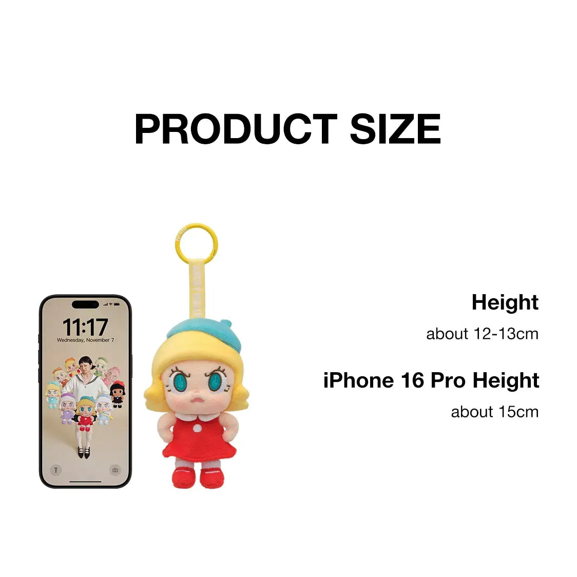 POP MART Angry Molly Plush Pendant