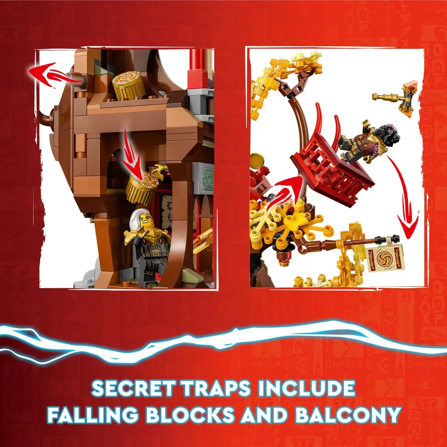 Ninja City The Temple Of The Dragon Energy Blocks (1029 Pcs)