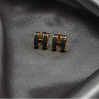 Horse Carriage Luxe Mini Pop H Earrings