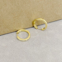Trainer Luxe Celestial Pave Hoop Earrings