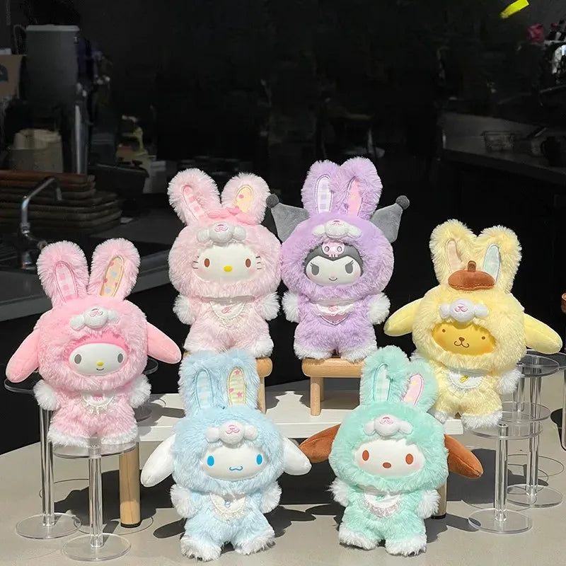 Sanrio Fluffy Bunny Cosplay Plushies (16 cm)